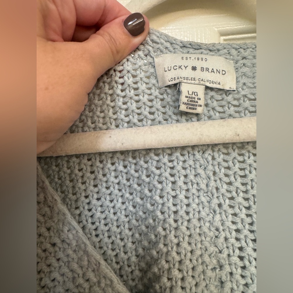 Lucky Brand V-Neck Sweater - Picture 4 of 12